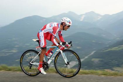 Велогонщик российской команды «Катюша» финишировал вторым на «Вуэльте»