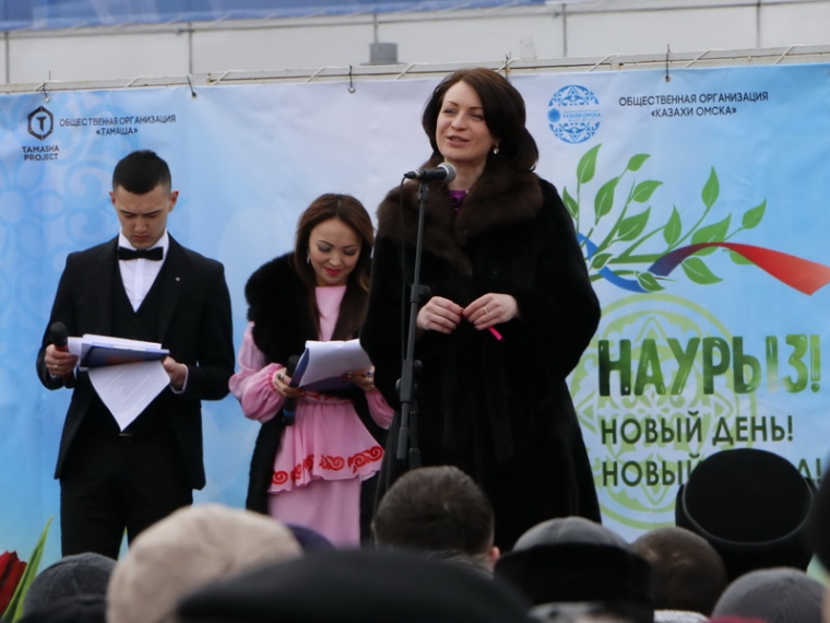 Мэр Фадина поздравила омичей с Наурызом на казахском языке #Культура #Омск