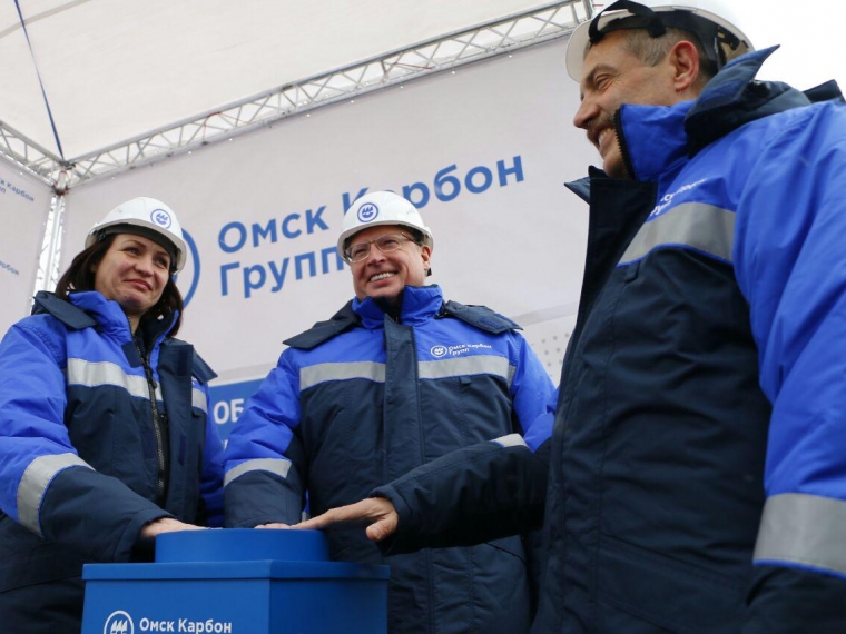 Александр Бурков проконтролировал запуск экологического проекта на «Омсктехуглероде» #Экономика #Омск