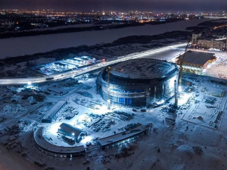 Техническая готовность «Арены Омск» превысила 50 процентов #Экономика #Омск