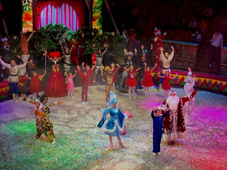 В Омском цирке перед Новым годом собрали «Золотые сказки мира» #Культура #Омск