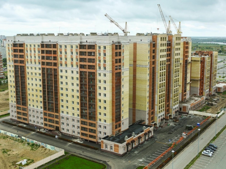 На Левобережье Омска построили 17-этажный дом на 329 квартир #Экономика #Омск