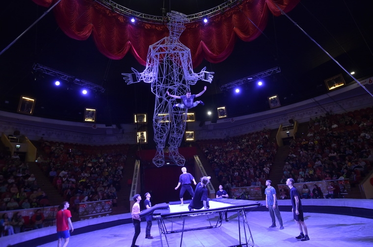 На открытой репетиции в цирке юные омичи засыпали артистов вопросами #Культура #Омск