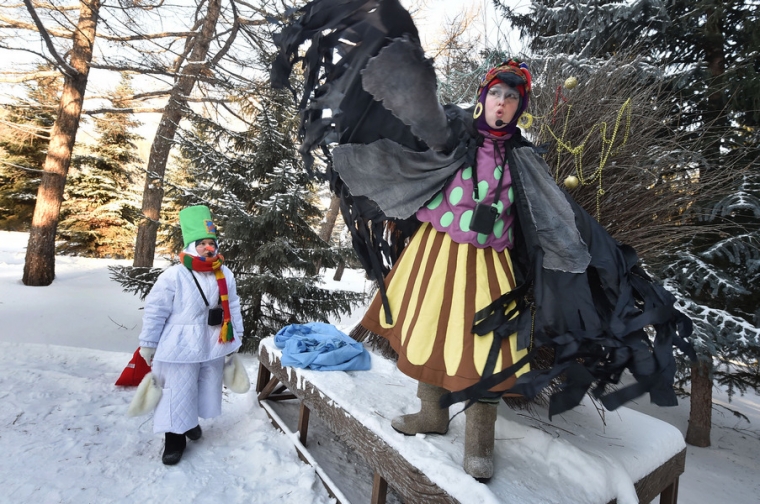 В дендрологическом саду имени Гензе начала работу «Резиденция Деда Мороза» #Культура #Омск