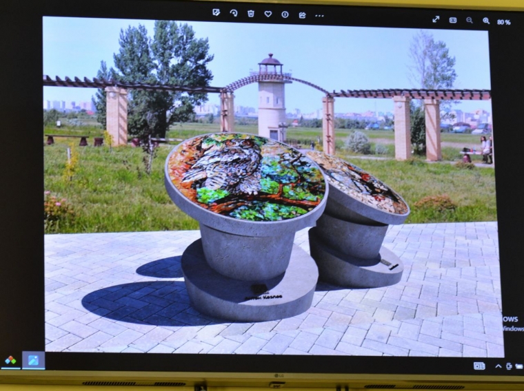 В омском парке «Птичья гавань» появятся арт-объекты с птицами из мозаики #Культура #Омск