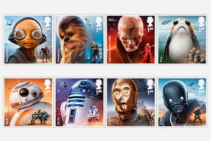 Британская почта выпустит марки о «Звездных войнах» со скрытыми рисунками #Жизнь #Новости #Сегодня