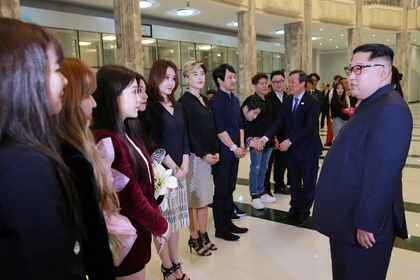 Ким Чен Ын оценил южнокорейских девушек в юбках #Мир #Новости #Сегодня