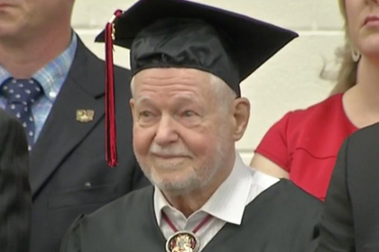 Ветеран Второй мировой окончил школу в 92 года #Жизнь #Новости #Сегодня