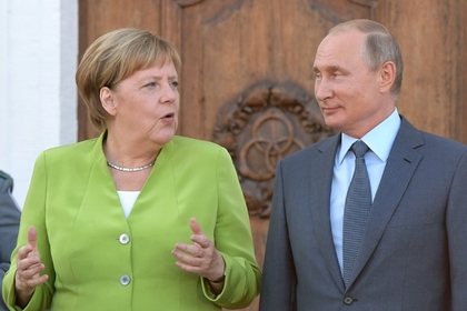 Путин и Меркель проговорили три часа #Мир #Новости #Сегодня