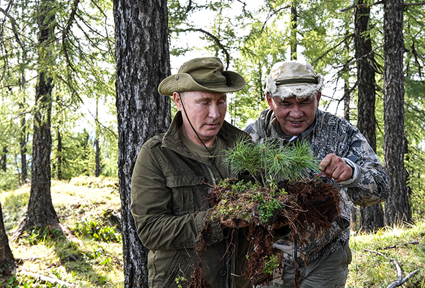 Появились фотографии с отдыха Путина в горах #Россия #Новости #Сегодня