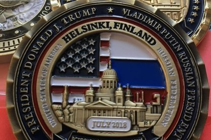 Белый дом выпустил монету в честь встречи Путина и Трампа #Мир #Новости #Сегодня