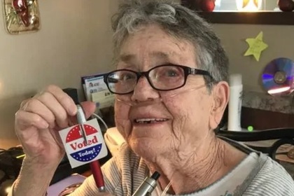 82-летняя американка впервые в жизни сходила на выборы и умерла #Жизнь #Новости #Сегодня