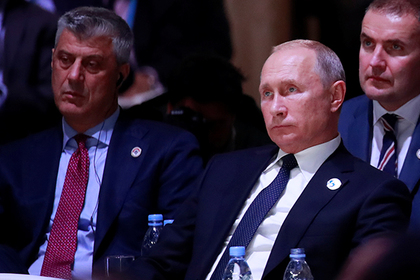 Глава Косово тайно поговорил с Путиным #Мир #Новости #Сегодня