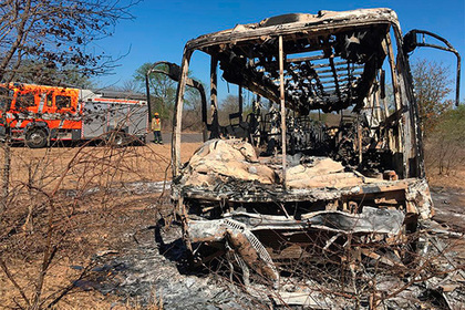 В загоревшемся автобусе погибли 42 человека #Мир #Новости #Сегодня