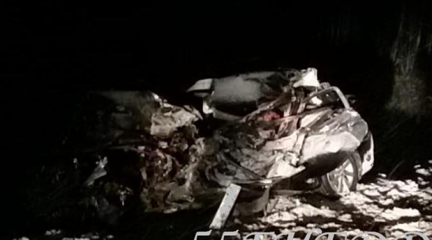 В жутком столкновении КамАЗа и легковушки на трассе Омск – Тюмень погибли два пассажира #Происшествия #Омск