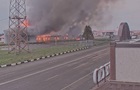В Белгородской области после взрыва горит АЗС
