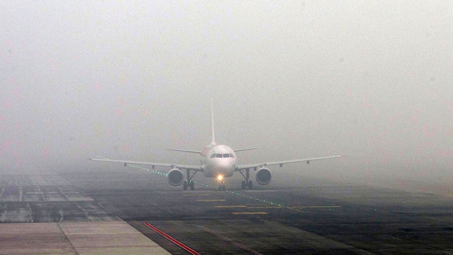 В Омске из-за тумана задержано несколько рейсов