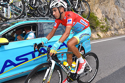 Итальянский велогонщик «Астаны» дважды попросил медпомощи в ходе «Вуэльты»