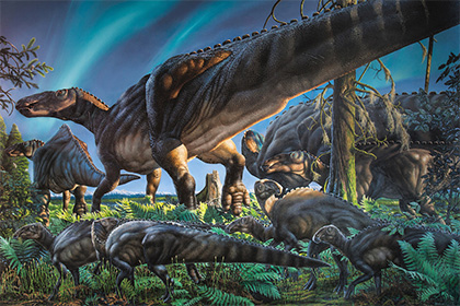 Морозоустойчивых динозавров обнаружили на севере Аляски