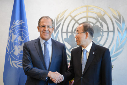 Лавров и Пан Ги Мун обсудили борьбу с «Исламским государством»