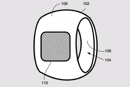 Apple запатентовала умное кольцо Apple запатентовала умное кольцо