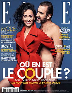 Эрик Кантона с женой снялся обнаженным для обложки Elle