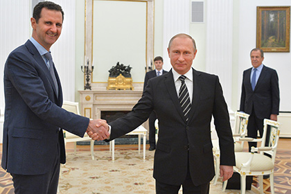 Асад поблагодарил Путина за спасение Сирии