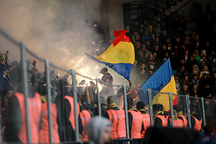 УЕФА наказал сборную Молдавии за поведение фанатов на матче с Россией