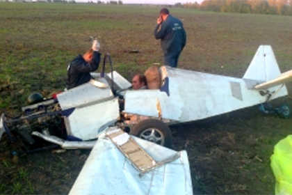 Оштрафован разбившийся на деревянном самолете изобретатель из Липецка