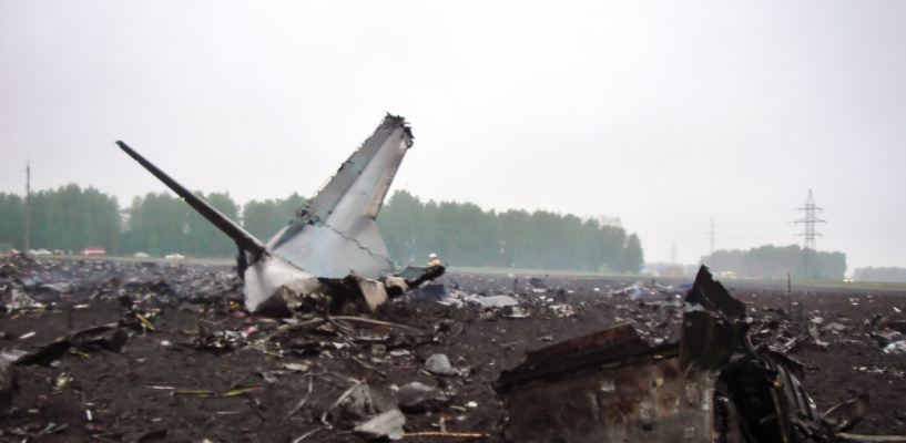Свидетели рассказали, что перед авиакатастрофой лайнер горел