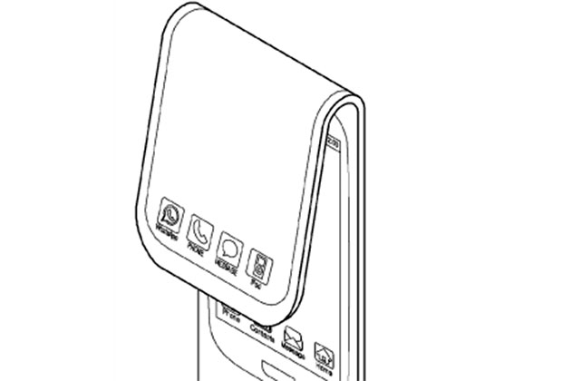 Samsung запатентовала гибкий смартфон с приложением iPod