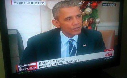 CNN назначил Обаму президентом Венесуэлы