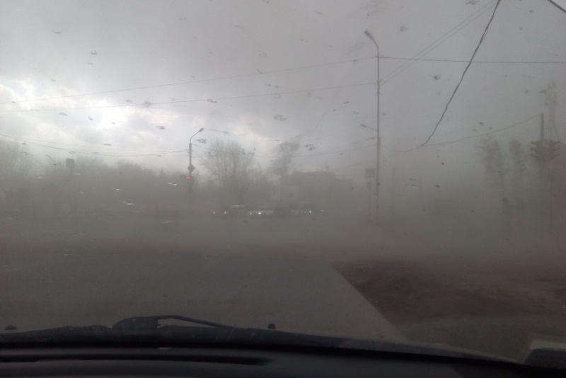 В одном из округов Омска оказалось слишком много пыли #Новости #Общество #Омск