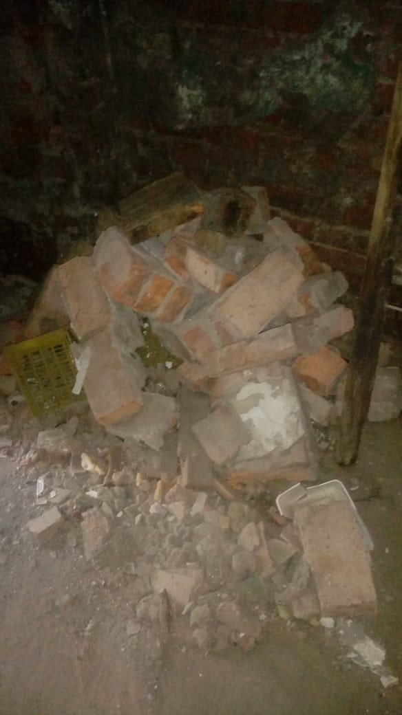 В Омске разрушилась стена дома, где идет капремонт #Омск #Общество #Сегодня