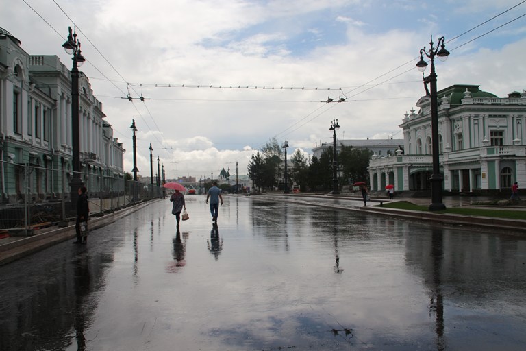 На выходных в Омске потеплеет и будет идти дождь #Омск #Общество #Сегодня