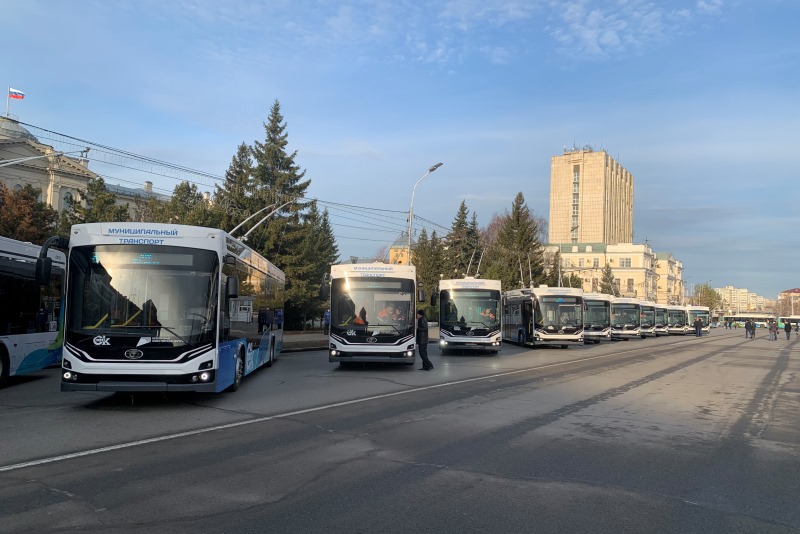 Ультрасовременные троллейбусы «Адмирал» начали возить омичей #Новости #Общество #Омск