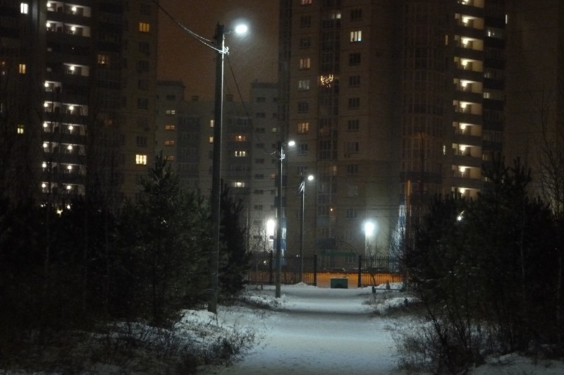 В Омске завершили монтаж семи линий освещения #Новости #Общество #Омск