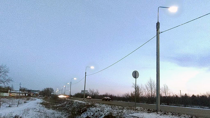 В Омске установили фонари на улице 22 Декабря #Новости #Общество #Омск
