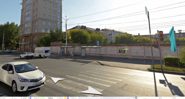 В Омске из-за строительства элитной многоэтажки перенесли остановку «Хлебозавод» #Омск #Общество #Сегодня
