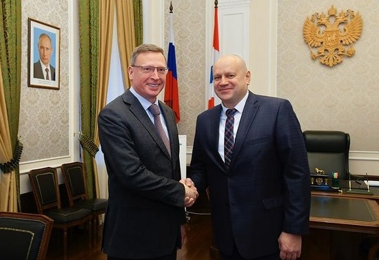 Бурков лично встретился с Шелестом после избрания его мэром #Новости #Общество #Омск
