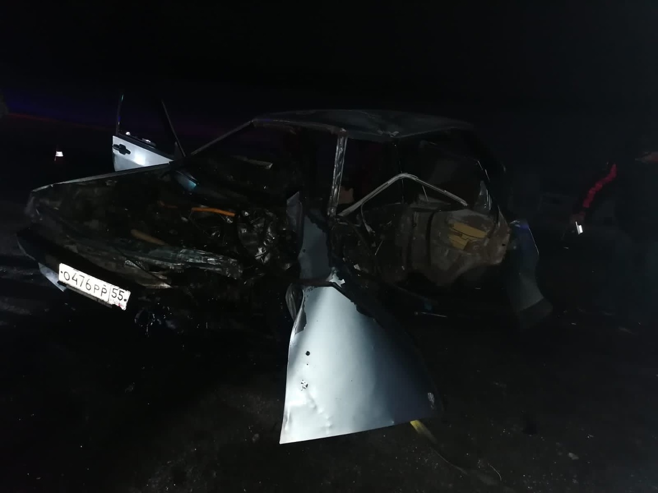 Под Омском водитель ВАЗа выехал на «встречку» и погиб #Новости #Общество #Омск