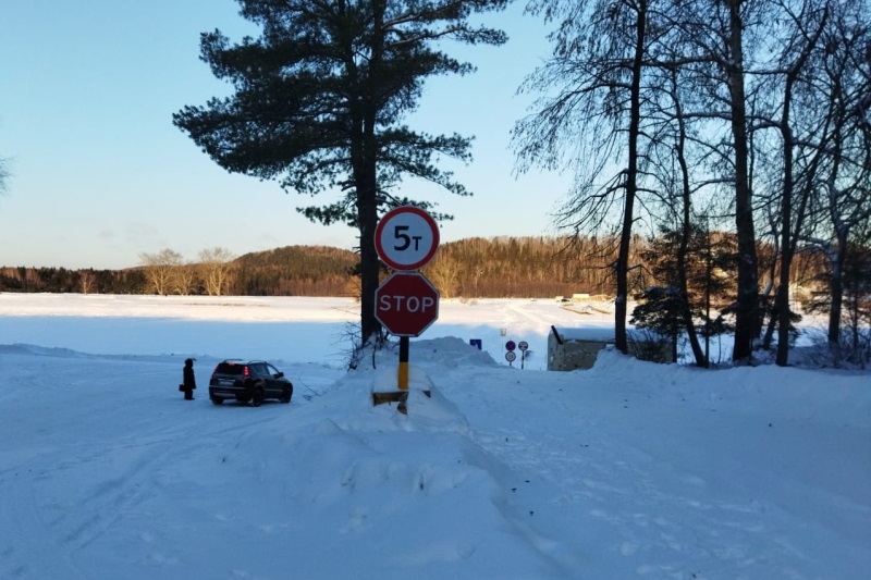 На севере Омской области запустили первую ледовую переправу #Омск #Общество #Сегодня