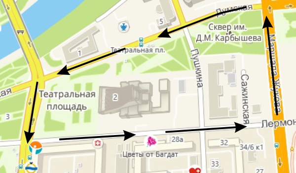 В центре Омска из-за водителей-«торопыг» образуется большая пробка #Омск #Общество #Сегодня
