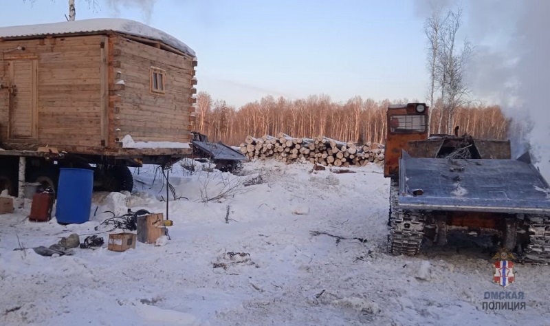 У лесорубов с севера Омской области украли бочку дизтоплива #Омск #Общество #Сегодня