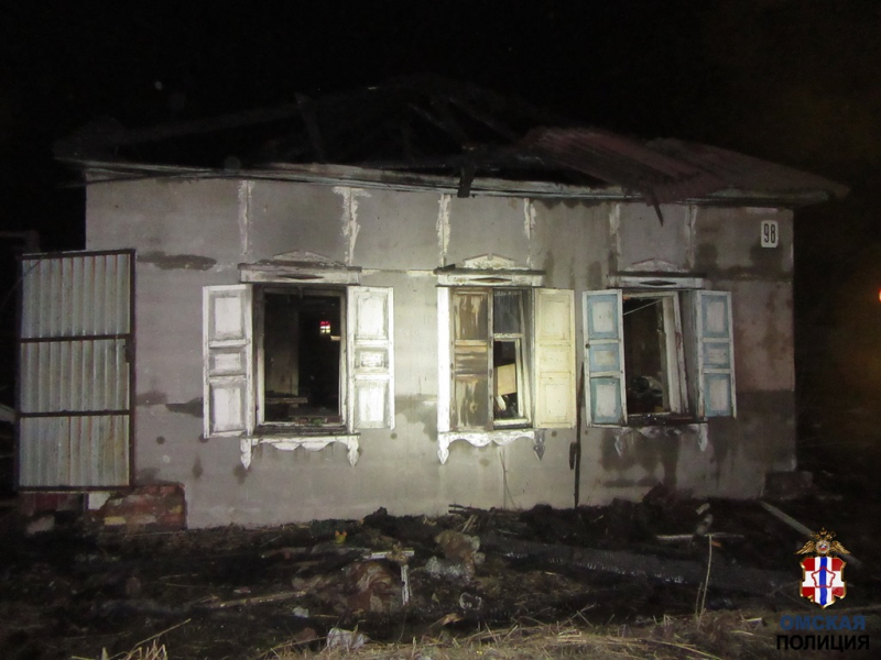 Омичка, «заминировавшая» ПП-8, сожгла дом своего сожителя #Новости #Общество #Омск
