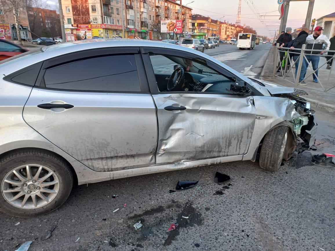 В ГИБДД рассказали подробности вчерашнего ДТП с мотоциклом на проспекте Мира #Омск #Общество #Сегодня