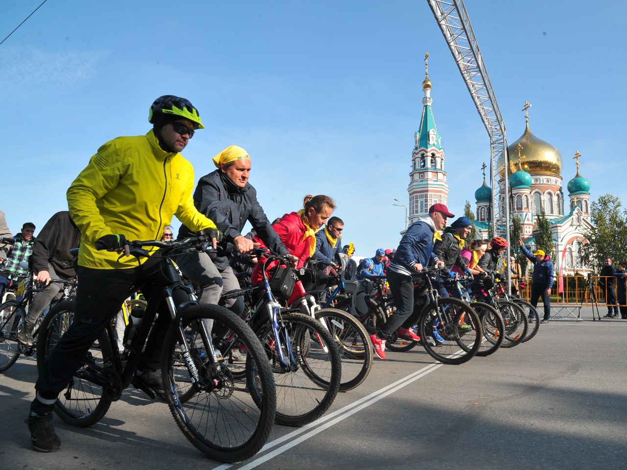 «ВелоОмск» переехал с Соборной площади #Новости #Общество #Омск