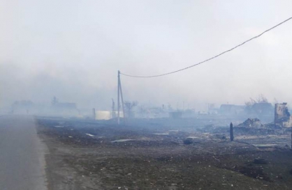 В Называевске и Новоалександровке сгорели 112 строений, погиб 1 человек #Омск #Общество #Сегодня