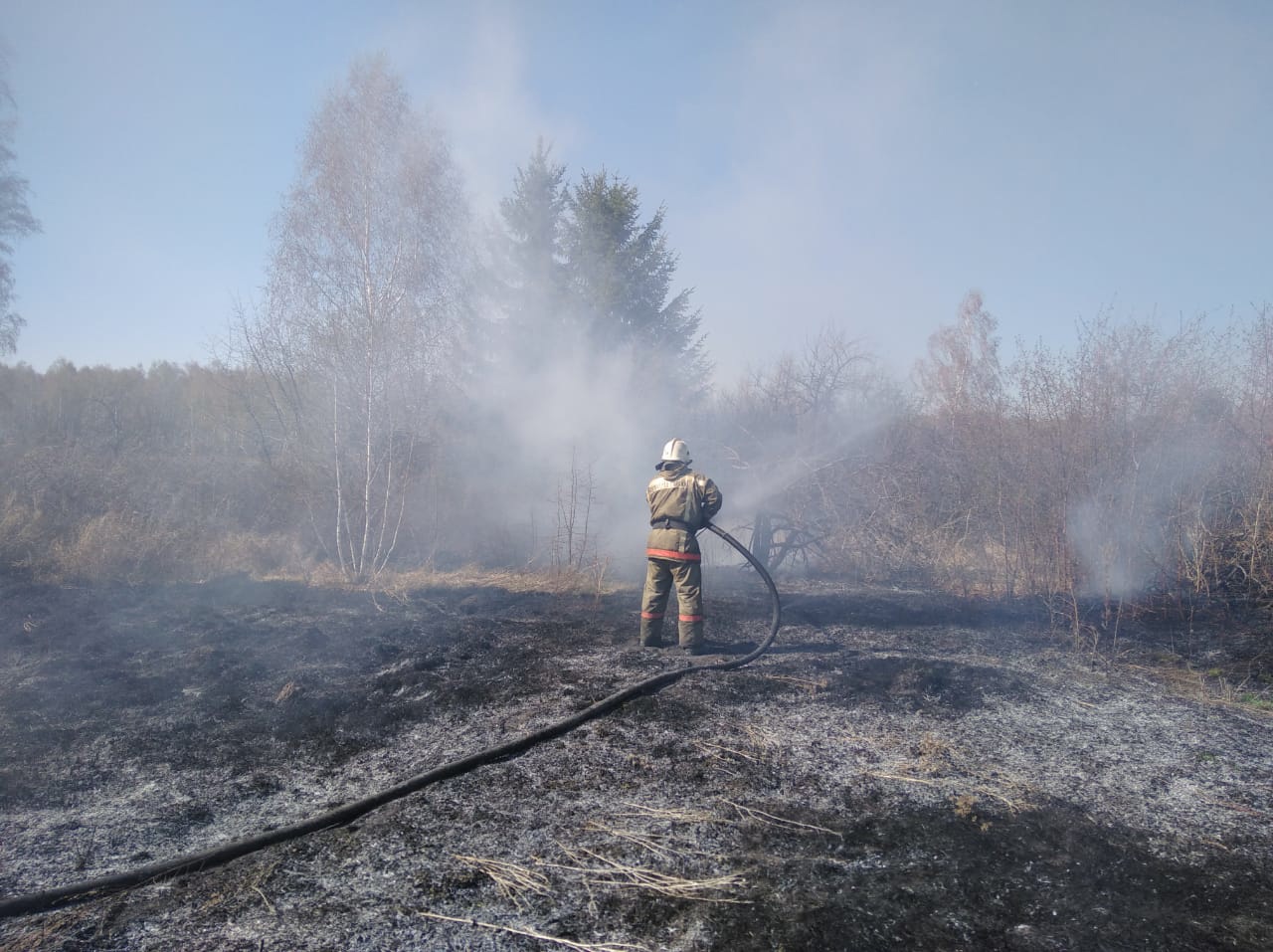 Пожары могут охватить юг Омской области #Новости #Общество #Омск