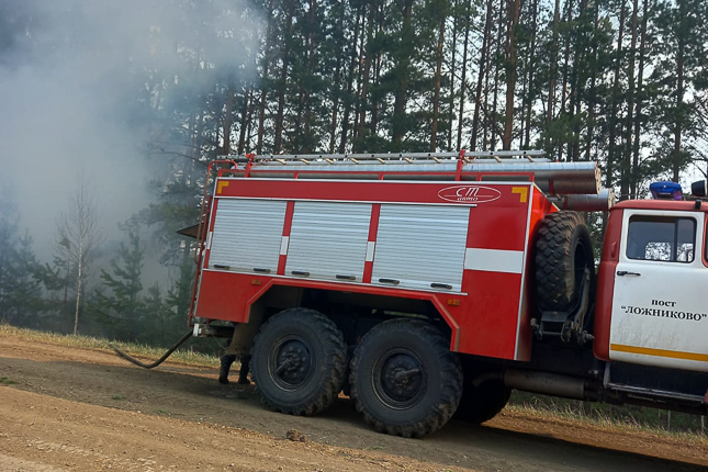 Пожар угрожает еще одной деревне в Омской области #Новости #Общество #Омск